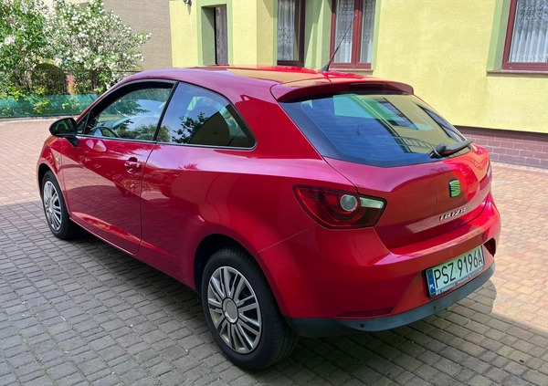 Seat Ibiza cena 22100 przebieg: 88675, rok produkcji 2012 z Szamotuły małe 46